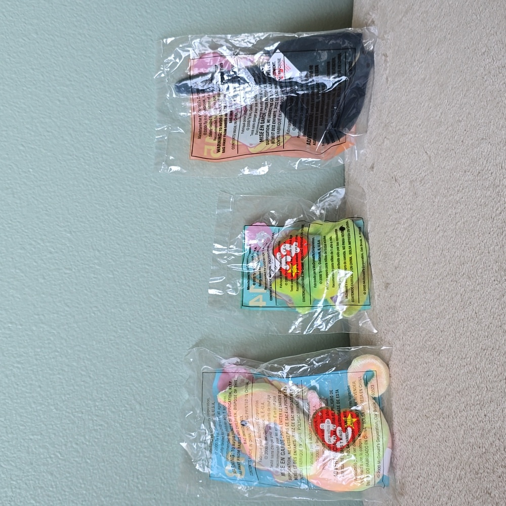 2000 McDonalds Happy Meal❤TY Teenie Beanie Babies☆Full Set New Unopened Packages - Picture 12 of 17